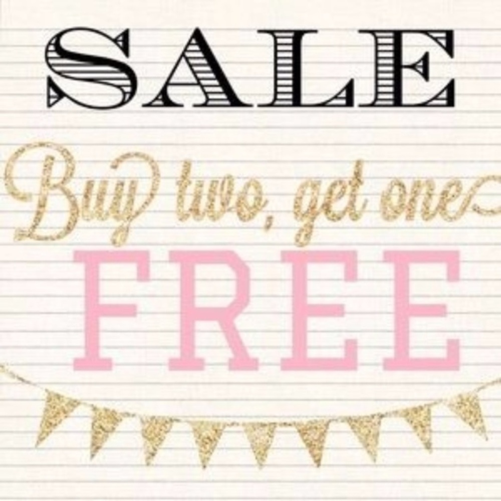 SALE! B2G1 FREE OF EQUAL OR LESSER VALUE!